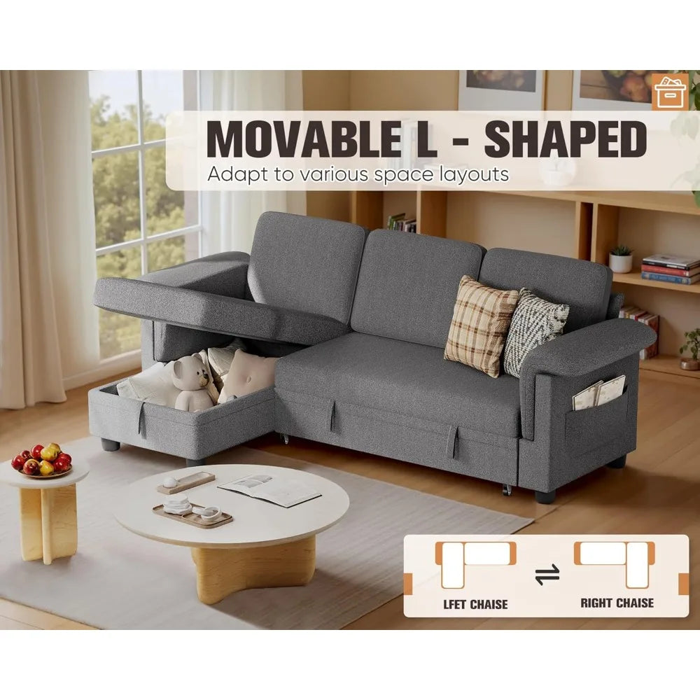 Versatile Sleeper Sofa w/ Storage
