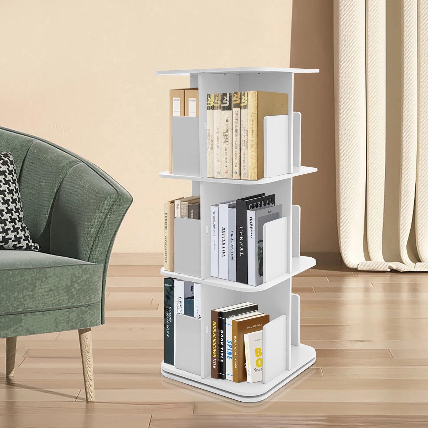Rotating Bookshelf