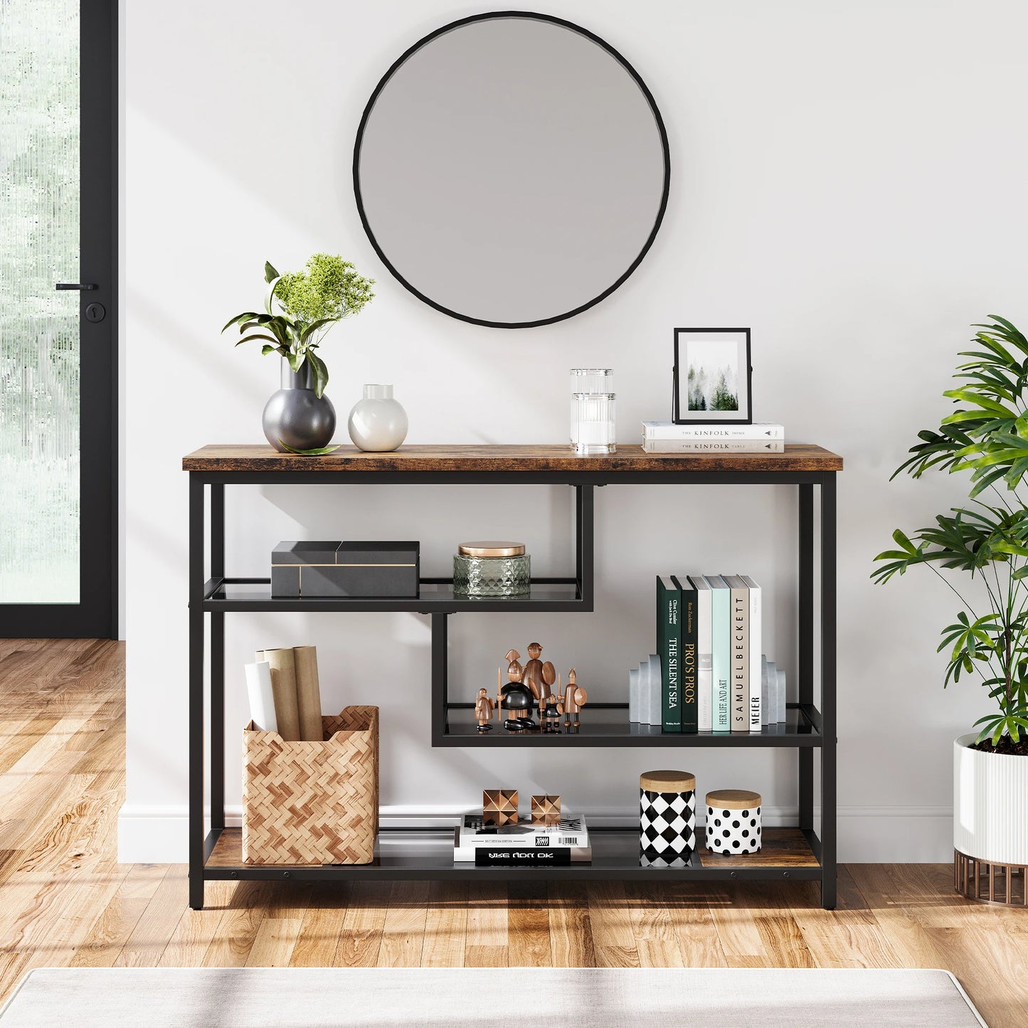 Industrial Chic Console Table