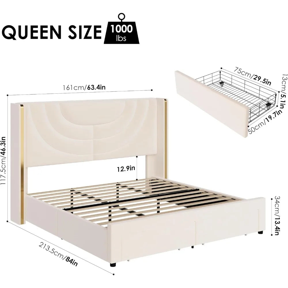 The Glow Up Phase Bed Frame