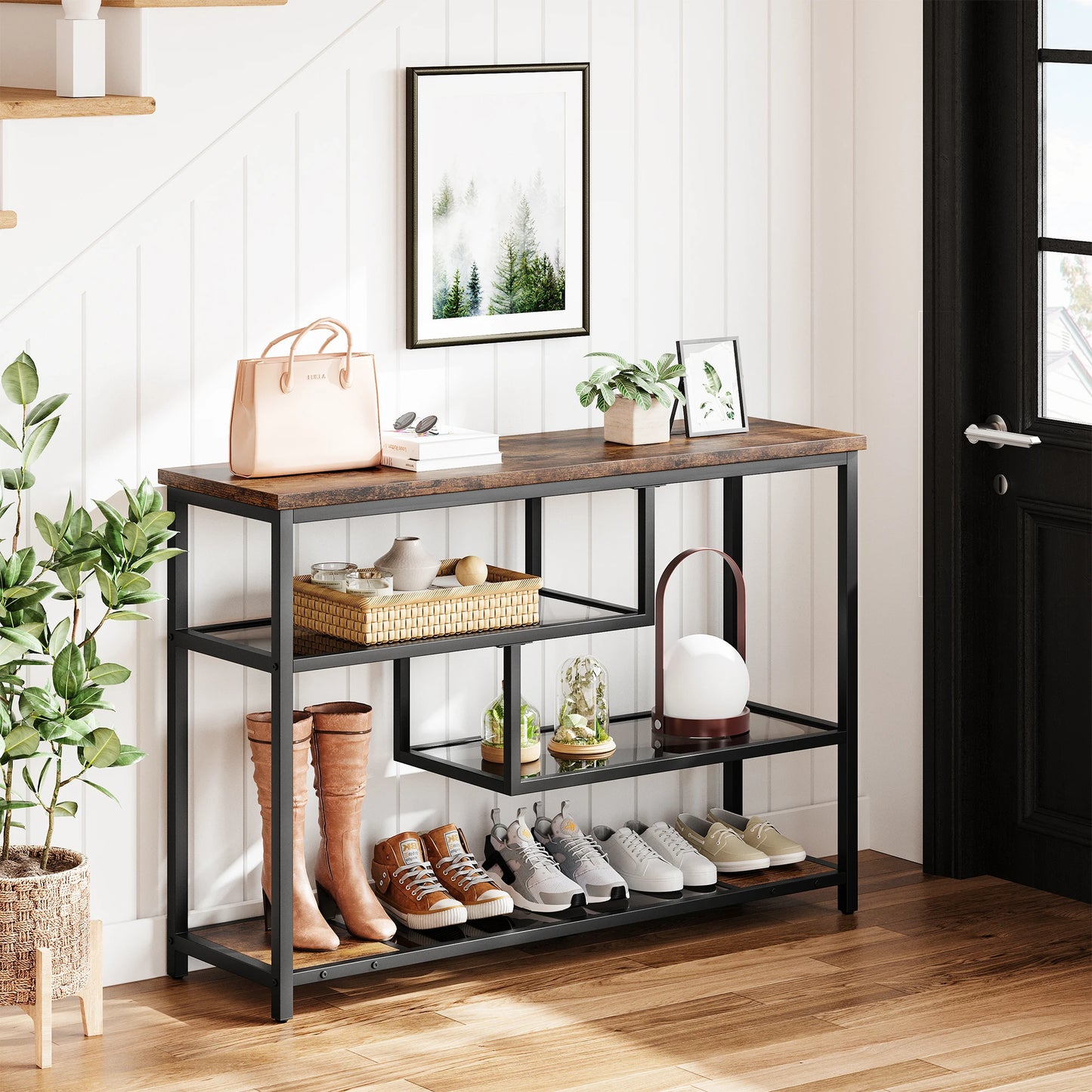 Industrial Chic Console Table