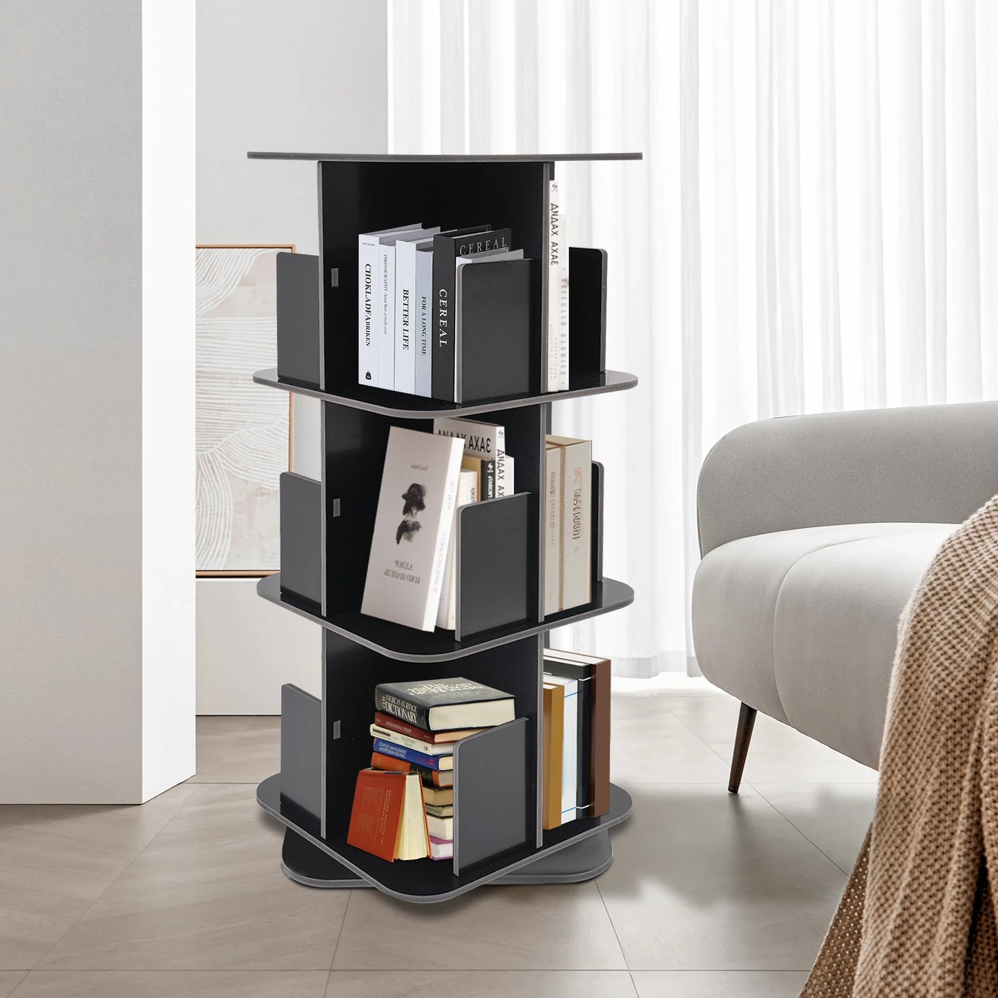 Rotating Bookshelf