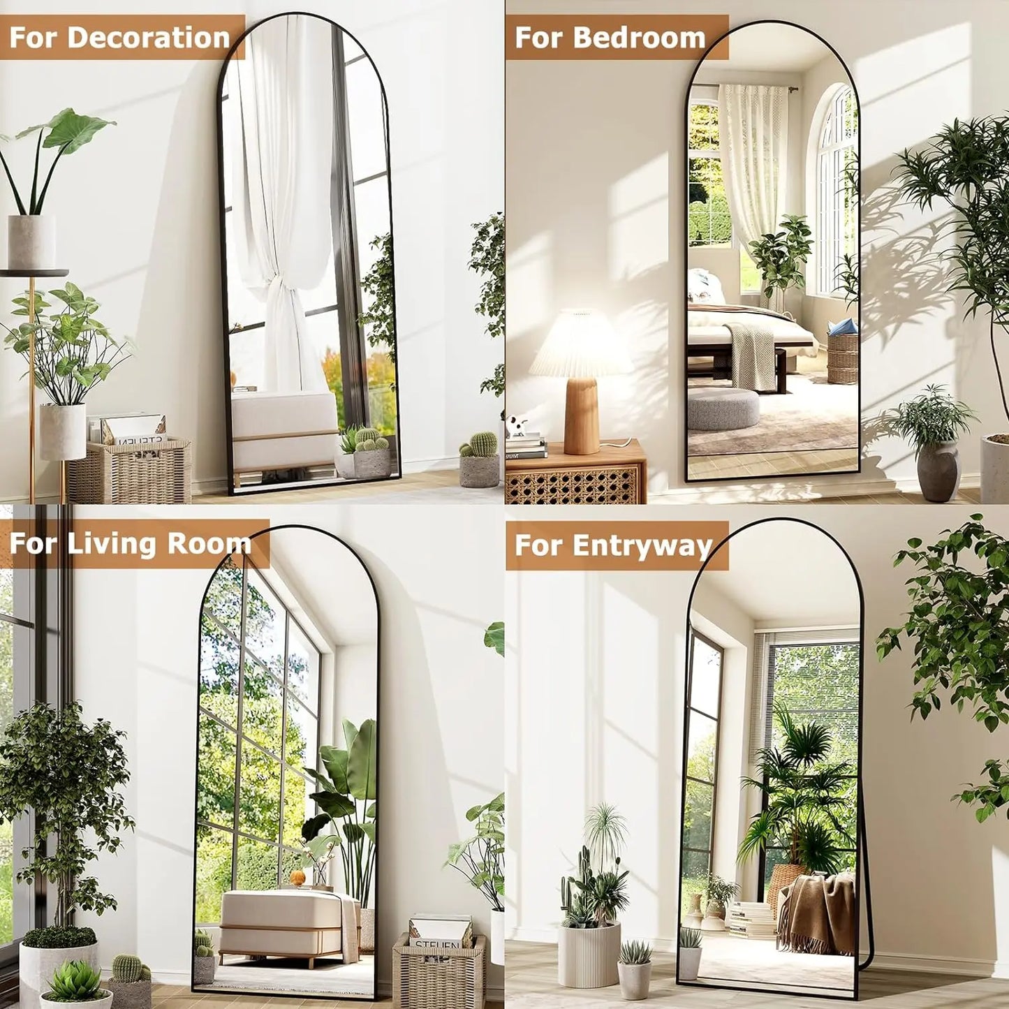 Arched Full Length Mirror