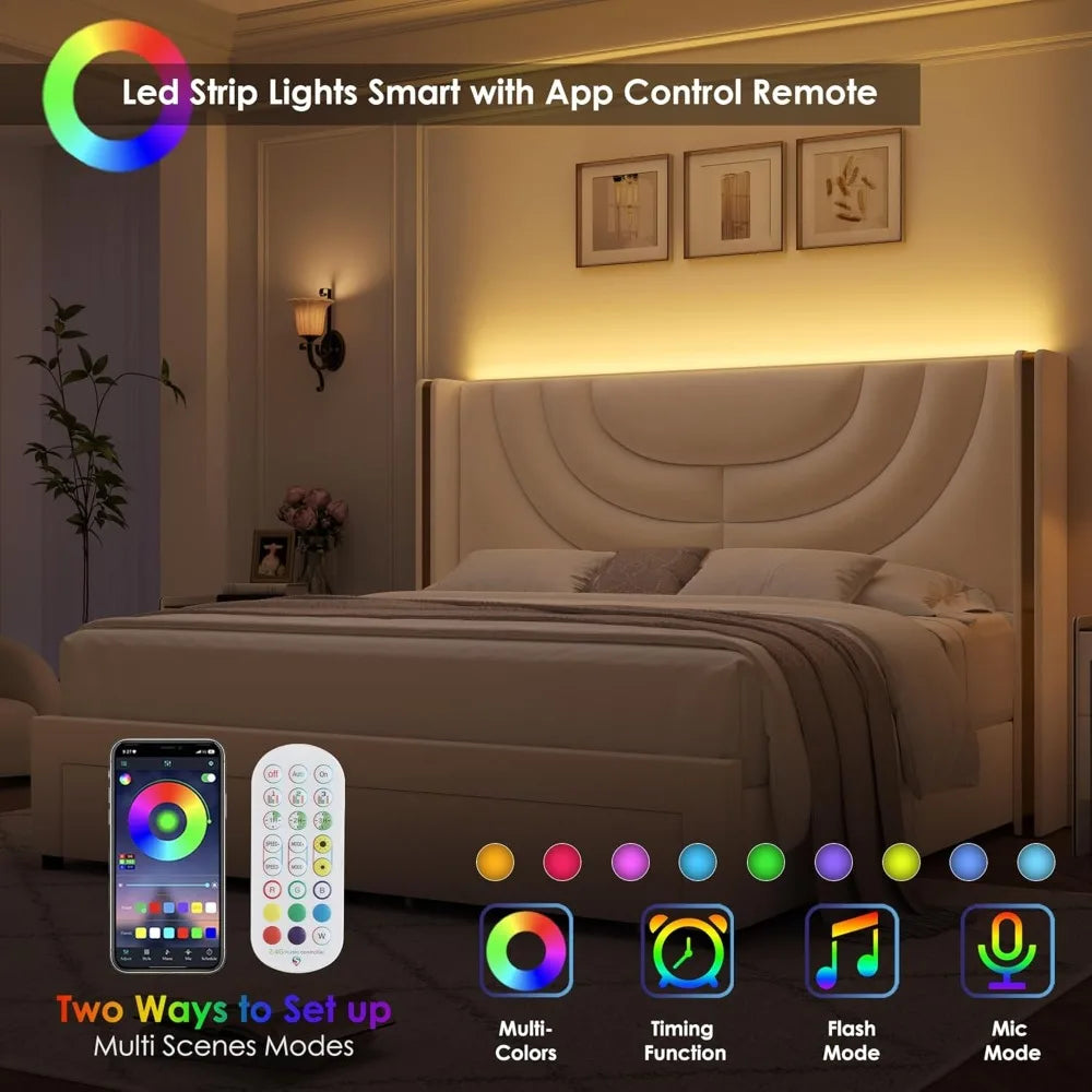 The Glow Up Phase Bed Frame
