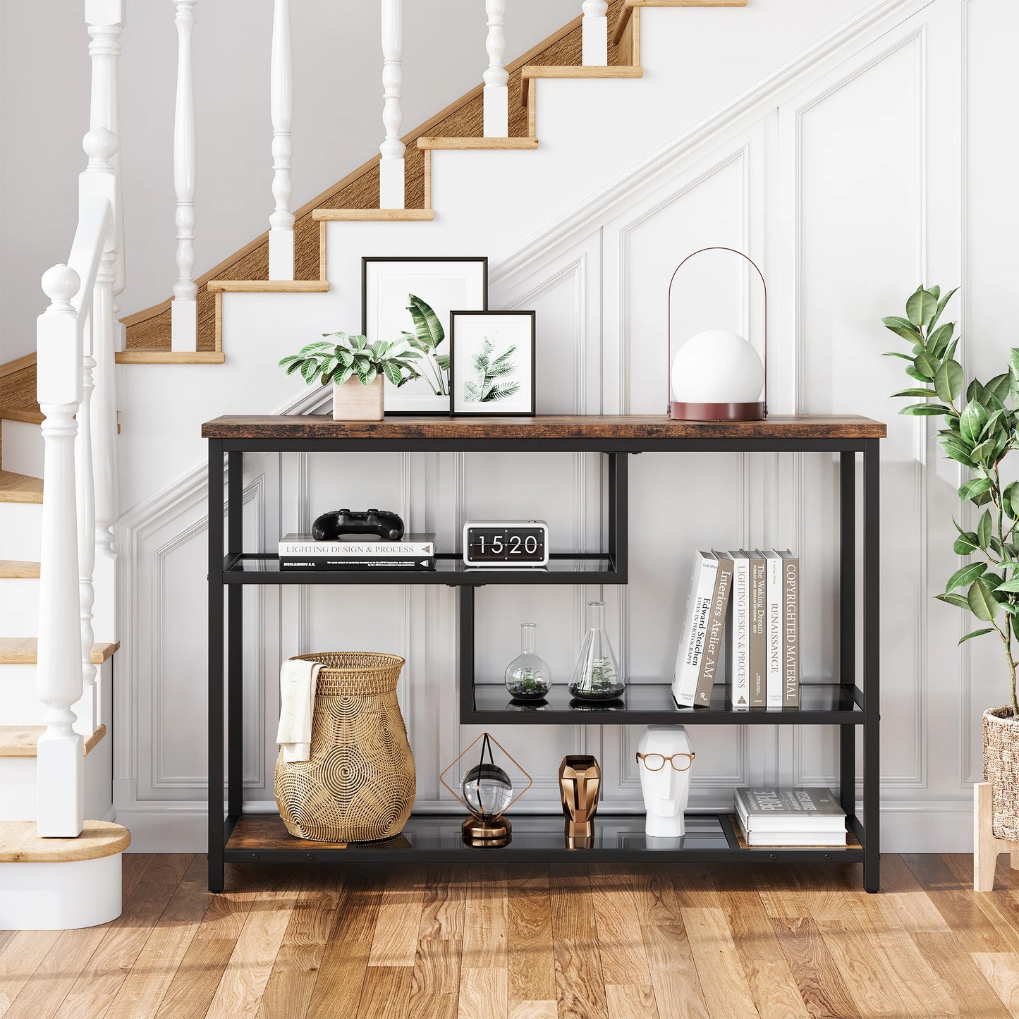 Industrial Chic Console Table