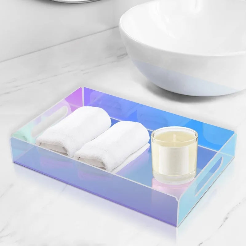 Decorative Acrylic Bathroom Tray