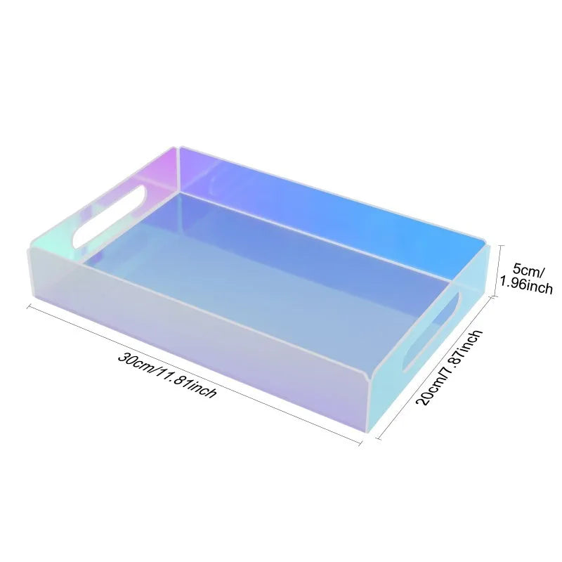 Decorative Acrylic Bathroom Tray
